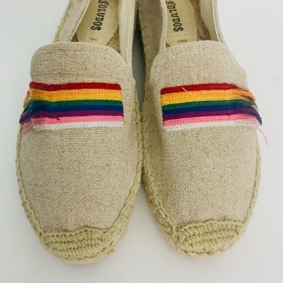 Pride Soludos Rainbow Pride Espadrilles Like New - Picture 4 of 10